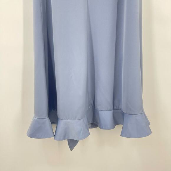 NBD Light Blue Ruffle Maxi Dress - Picture 12 of 14